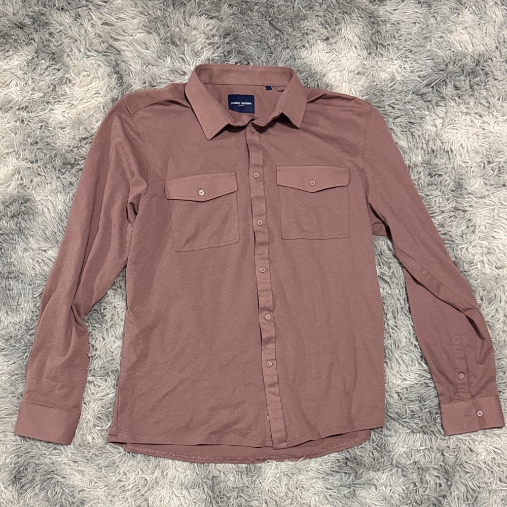 Harry Brown London Shirt Large Slim fit Mens button down